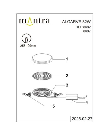 ALGARVE * DOWNLIGHT LED REDONDO - 32W - 3000K